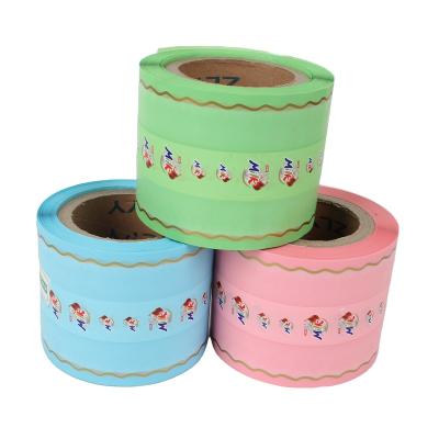 China Wholesale Moisture Proof Colorful Roll Wrapping Food Safety Plastic Wrapping Film for sale