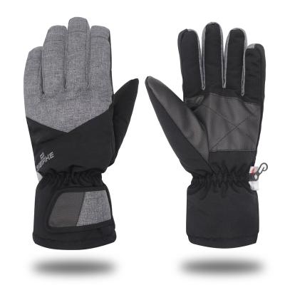 China Free sample hot sale men's competitive price warm nylon taslon waterproof glove for snow for outdoor sports for sale