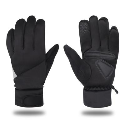 China Free Sample Winter Professional Shockproof and Breathable MTB EVA Shockproof Bicycle Hand Warm Waterproof Breathable Gloves for Cycling for sale