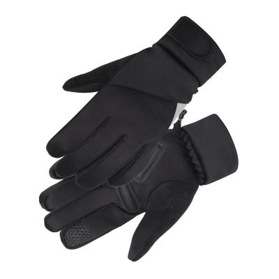 China Free Sample Chinese Factory Shockproof And Breathable Full Finger Shockproof Anti-skid Winter Cycling Outdoor Custom Leather Ski Gloves for sale