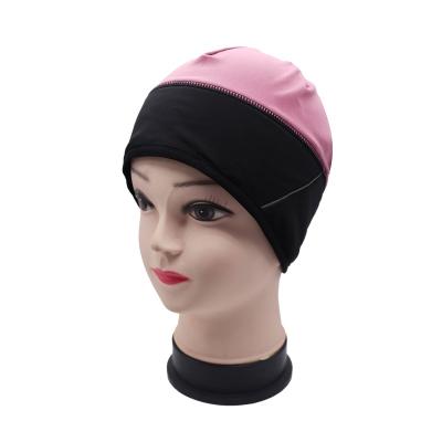 China breathable & Free Sample Wholesale Waterproof Reflective Polyester Pulled Wool Fabric Printing Outdoor Sport Running Hat for sale