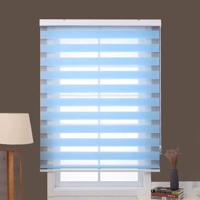 China Modern Smart Shades Day And Night Blind Zebra Blackout Blinds Roller Semi-Blackout Blinds Fabric for sale