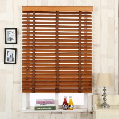 China Yulong 2019 Modern Slat Raised And Lowered Solid Wood Blinds for sale