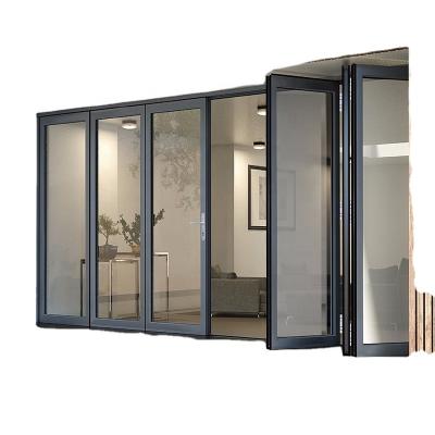 China Household Waterproof Folding Door Folding Door Bathroom Outdoor Folding Door for sale