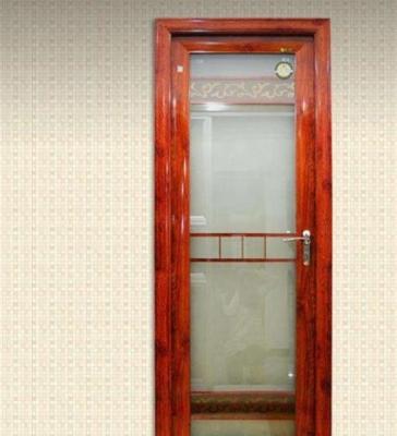 China Hot Selling Heat Insulation Aluminum Alloy Door Like Wood for sale