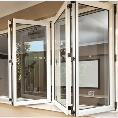 China Aluminum Alloy Modern Horizontal Sliding Folding Window for sale