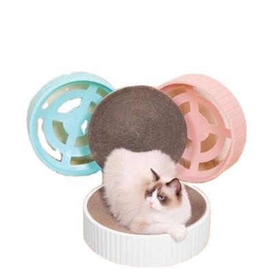 China Hot Sale New Arrival Good Quality Cardboard Corrugated Stocked Cat Scratcher Product Hot Buy for sale