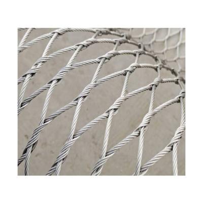 China New High Quality Plain Weave Chainmail Ring Rope Netting Stainless Steel Welded Mesh for sale