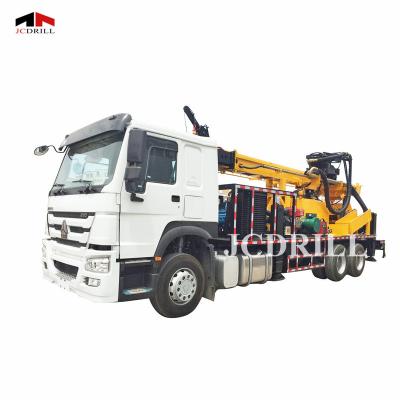 China Farms Hydraulic 600m Deep Truck Mounted Water Well Drilling Rig for sale