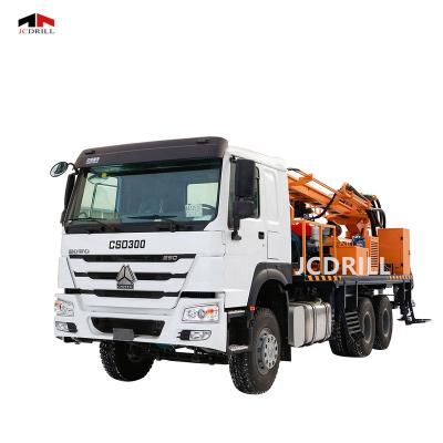 China Truck JCDRILL 300m Truck Mounted Water Well Drill Rig With Mud And Pneumatic Drill for sale