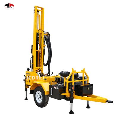 China Machinery Repair Shops TWD200 Trailer Mounted Water Well Drilling Rig for sale