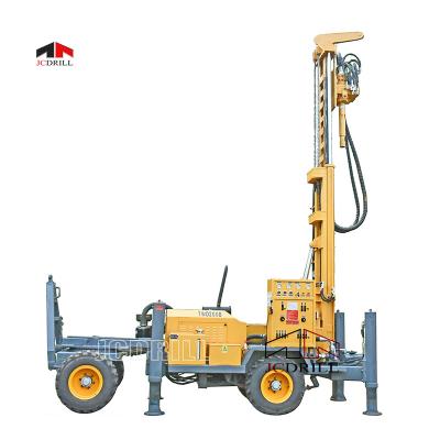 China JCDRILL 300m farms trailer mounted powerful hydraulic water well drilling rig machine for sale for sale