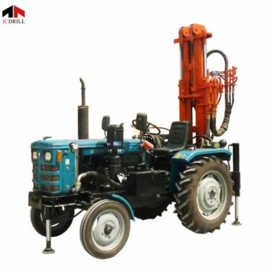 China Construction Material Stores JCDRILL Water Well Tractor Mounted Portable Drilling Rig TD200 for sale