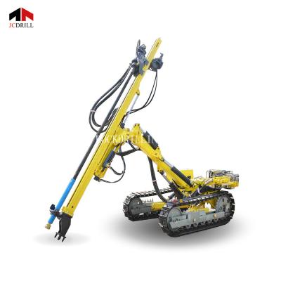 China Construction worksÂ   Full DTH Bottom Crawler Oil Consumption Pneumatic Blast Hole Drilling Rig for sale