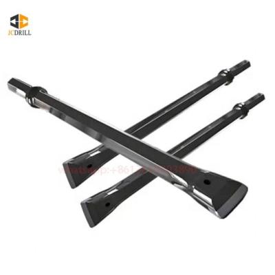 China Hot Selling H19, H22 Chisel Bit Rock Drill Tool Integral Drill Steel Trusses Shank For Jack Hammer for sale