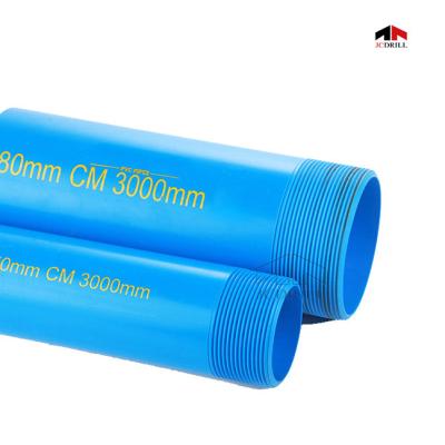 China Water well quality pvc casing and screen pipes sales pvc water pipe drilling casing price best good for sale