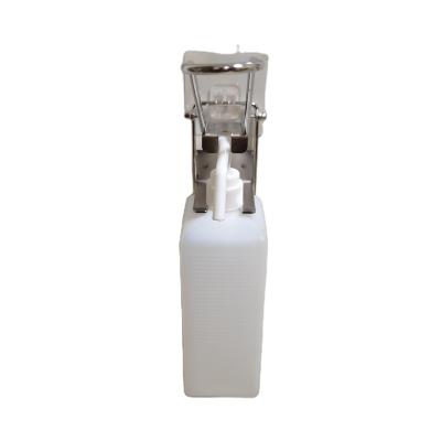 China Wall Mounted Foam Soap Dispenser Stainless Steel Surgery Elbow Sanitizer Dispenser Soap Dispenser Bracket for sale