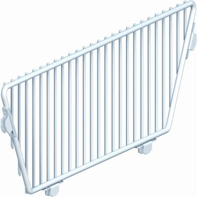 China European Steel Mesh Divider For Store Fixture 4 Tier Shelving for sale