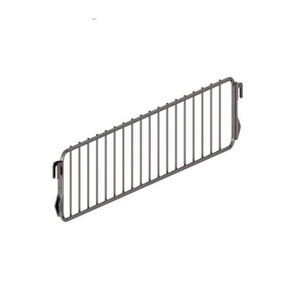 China Gondola Shelf Side Front Wire Fence JJ-S012 Single Sided Partition Grid For Supermarket Shelf Shelves for sale