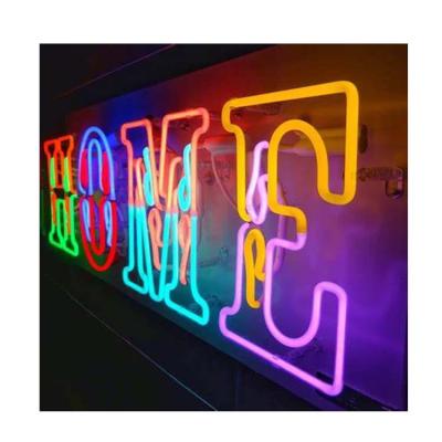 China Buildings Free Sample Gladly Wholesale Word Led Lighting Custom Neon Sign Led Open Sign Advertising Neon Sign for sale