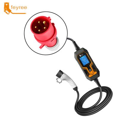 China China-chic New Feyree 11KW EV Charger Portable Wallbox Type - 2 Adjust Current Time Delay Wall Mounted Home Charging Cable for sale