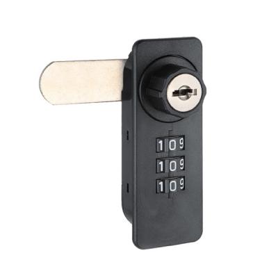 China Smoothly Opens Code Anti - Theft Cabinet Digit Lock 3 Steel Furniture Drawer Lock for sale