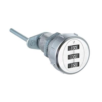 China Smoothly Opens 3 Digital Zinc Alloy Keyless Code Entry Combination Cable Number Lock for sale