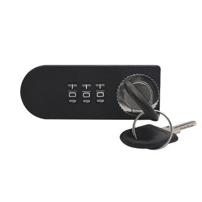 China Smoothly Opens 3 Digit Combination Lock With Key For Locker Drawer Furniture Digital Locks for sale