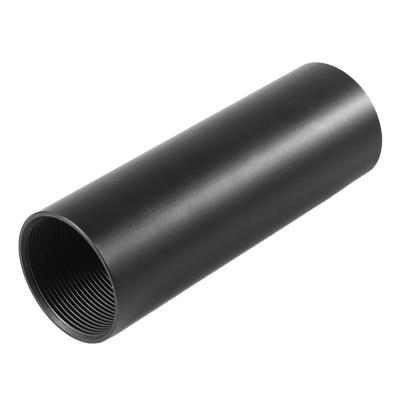 China Industry aluminum alloy round tube with drilling holes and tapping threads produced by Jiayun Aluminum for sale