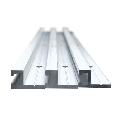 China Industry One Slot Rail CNC Machined Aluminum Extrusion Profile With High Quality for sale