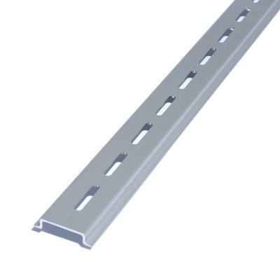 China Industrial Extruded Aluminum CNC Processed Lighting Part Profile With Holes for sale