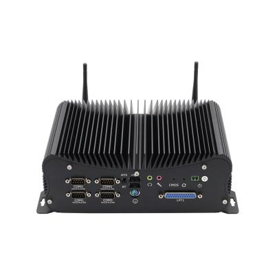 China Best Mini PC Industrial EGLOBAL 10th i7 10510U Quad Core 8 Threads 24 Hours Industrial Rich Port Mini Computer 2*LAN 6*COM GPIO Interface for sale