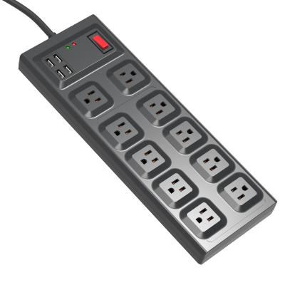 China ABS+PC ETL Listed Smart Power Strip Extension Surge Protector for sale