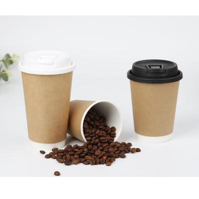 China Wholesale Custom Logo Biodegradable Printed Single Wall Paper Cup Disposable Coffee 4oz 8oz 10oz 12oz 16oz 20oz Double Wall Paper Cups With Lid for sale