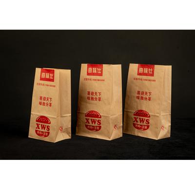 China Recyclable Tote Pouch Lunch Vellum Pack A4 A3 A5 A2 A Day Caterer Craft Fast Food Grocery Box Paper Bag Kraft Paper Bags for sale