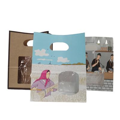 China Best Buy Fashion Luxury Boutique Biodegradable Kraft Paper Gift Wrapping Wholesale Wholesale Cheap Paper Bag for sale