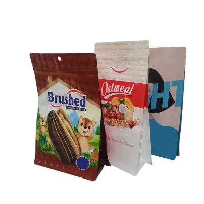 China New Design Moisture Proof High Quality Cheap Food Customized Eight Sides Sealed Plastic Bag for sale