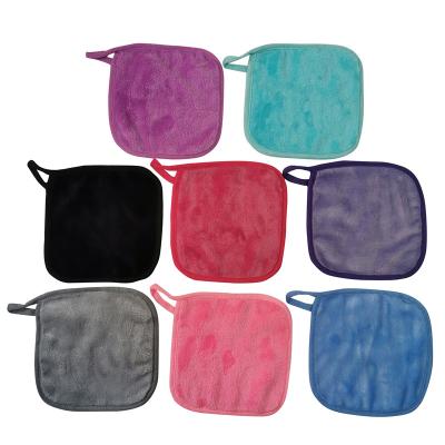 China Mini Beauty Care Reusable Microfiber Makeup Remover Face Towel for sale