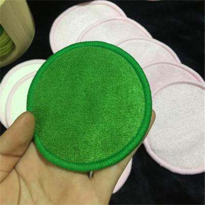 China Reusable Bamboo Facial Makeup Remover Pad Cotton Pads Cleaning Bamboo Make Up Remover Pads For Face Pads With Custom Bamboo Box Packing for sale