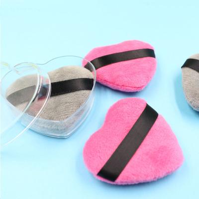 China Cosmetic Beauty Care OEM/ODM Powder Puffs 6cm Small Size Cotton Makeup Puff Pads Face Make Up Beauty Cosmetic Tools Custom Logo for sale