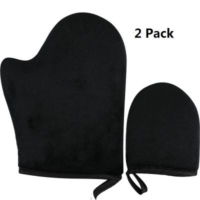 China Wholesale Eco-friendly Individual 2pcs Tan Glove Black Tanning Mitt Waterproof Set for sale