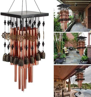 China Garden Deocration Brass Tube Wind Chimes Copper Bell Decoration Wind Chime Gift (28# Wind Chime) for sale