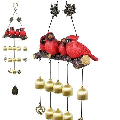 China Garden Deocration Decoration Memorial Wind Chimes for Outdoor Garden and Home Decor-Perfect Decoration Bird with Bells for sale