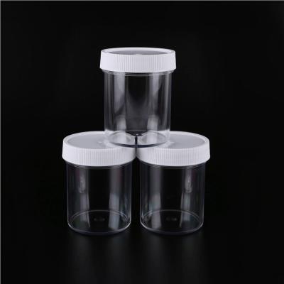 China Wholesales of household products customized INS the same box white transparent jar paragraph mud storage box wide mouth bottle for sale