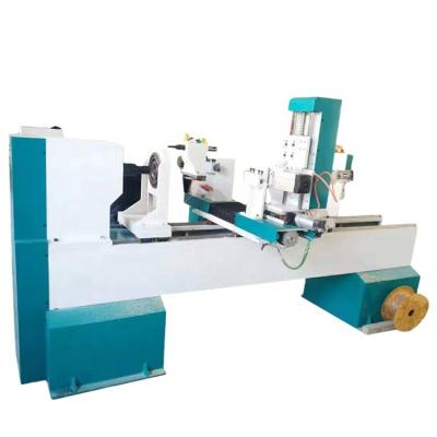 China Building Material Stores Machined Table Legs Stair Columns Autoloading Wooden CNC Turning Lathe for sale