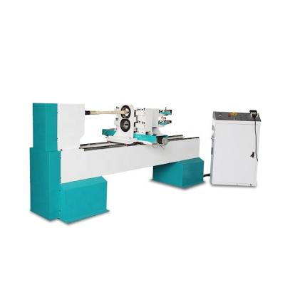 China Building Material Shops Multi-Function Woodworking Lathe Autoloading CNC Wood Turning Lathe for sale