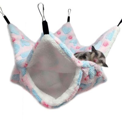 China Small Animal Pet Cage Hanging Hammock Gerbil and Chinchilla Flying Squirrel Sugar Glider Hamster Rat Mice Animals Ferret Guinea Pig for sale