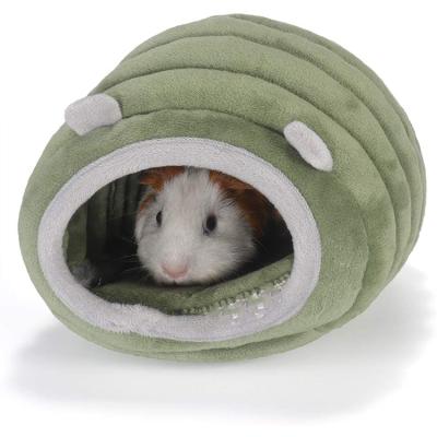 China Mechanical Wash Glider Ferrets Rat Hamster Rat Playing Small Sleeping Pet Cage Guinea Pig House Hideout Bed for sale