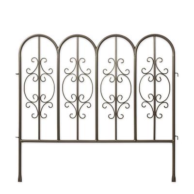 China High Quality Easily Assembled Rustproof Iron Garden Fencing Animal Fence Boundary For Dogs for sale