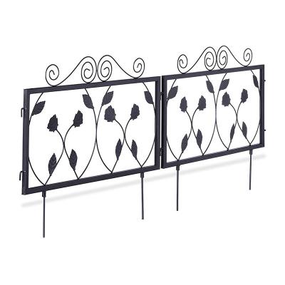 China High Quality Hot Easily Assembled Rustproof Wrought Iron Garden Fence And Trellis Reasonable Sale Price for sale